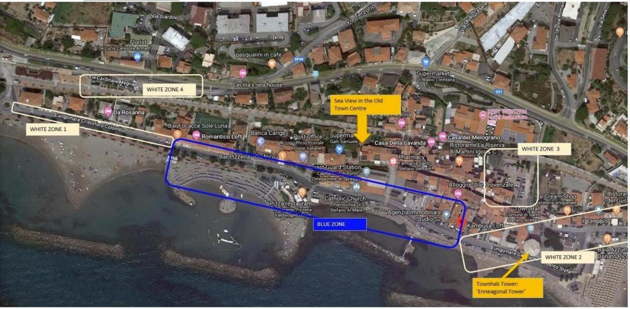 Sea View, In The Old Town Santo Stefano Al Mare Apartment Exterior photo